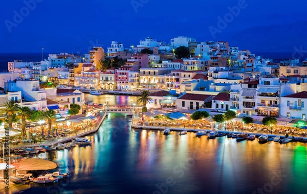 Fototapeta Agios Nikolaos, Kreta, Greeke