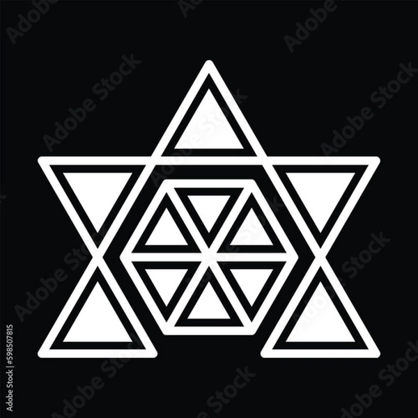 Fototapeta Illustration Geometric Shape Icon