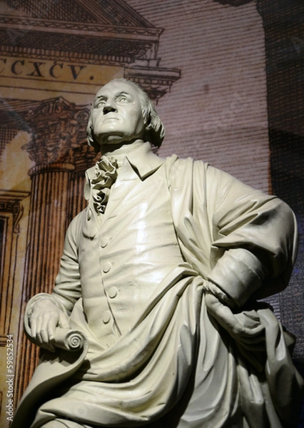 Obraz George Washington statue, the forefather of the U. S.