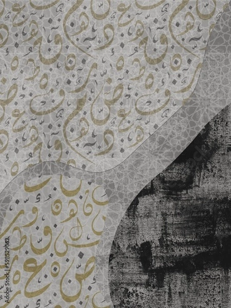 Obraz white lace on a wall