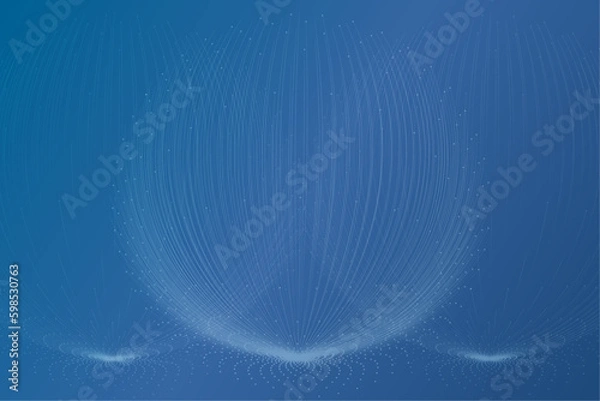 Fototapeta Spiral line futuristic abstract technology background vector