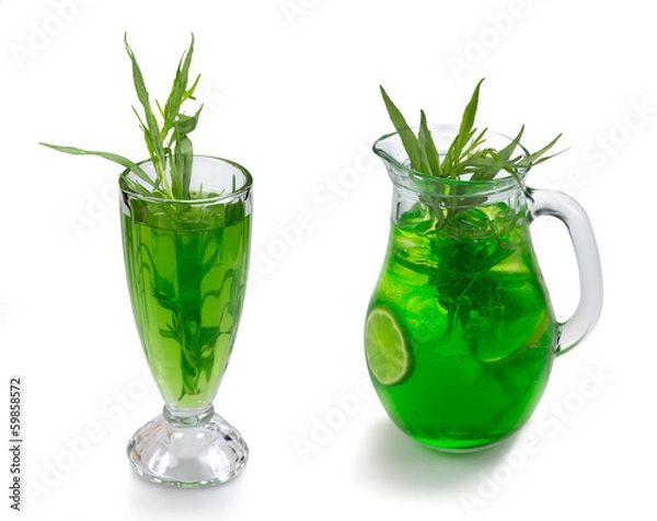 Obraz Сладкий напиток тархун