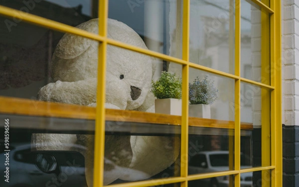 Obraz lonely teddy bear