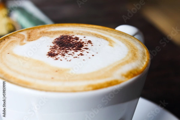 Obraz Coffee and cheesecake