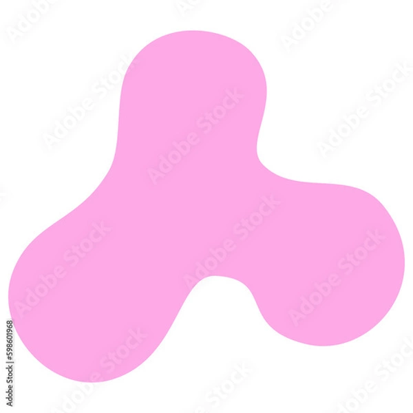 Fototapeta Hand Drawn Organic Shape 