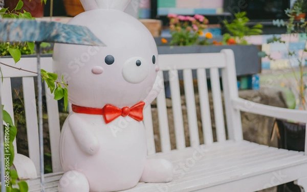 Obraz Rabbit on the chair