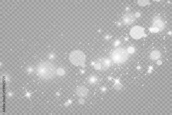 Fototapeta 	
Brilliant dust vector shine. Glittering shiny ornaments for background. Vector illustration.	
