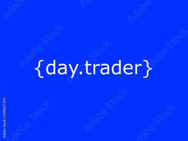 Fototapeta Day trader