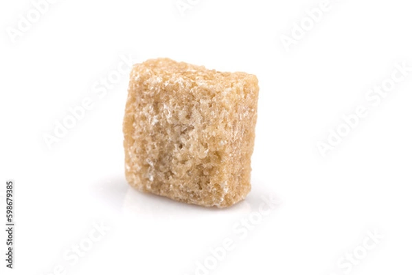 Obraz brown sugar cube isolated