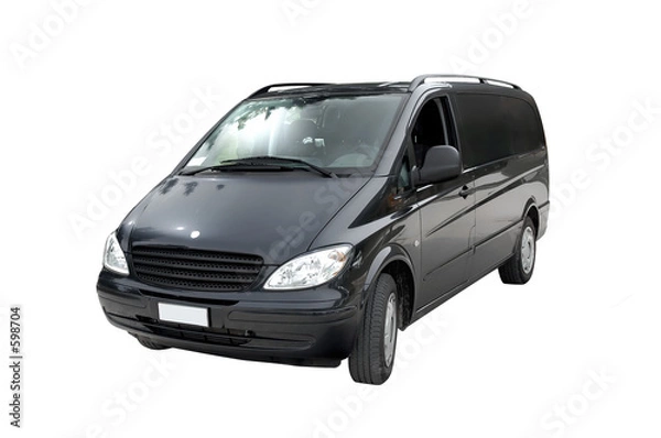Obraz minivan, isolated