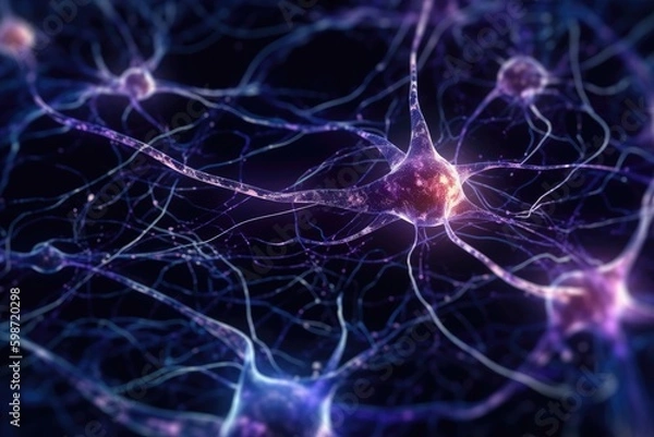 Fototapeta Neuron Pathways: Unlocking the Secrets of the Mind