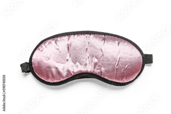 Fototapeta Stylish sleep mask isolated on white background