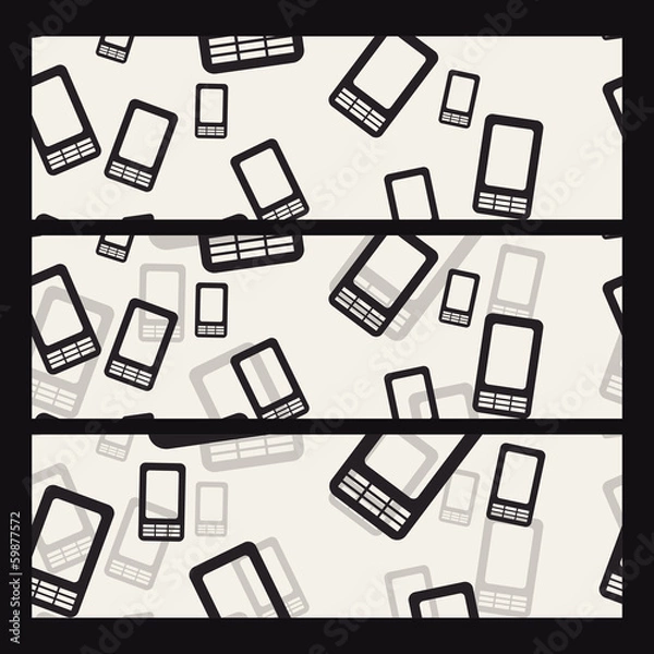 Obraz Mobile phone icons