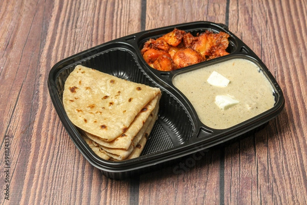 Obraz Roti thali special