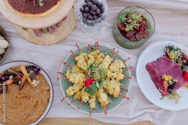 Obraz Wedding Food Canapes