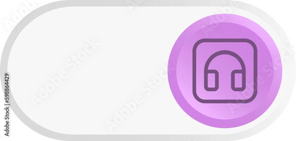 Obraz Neumorphism Icon Element