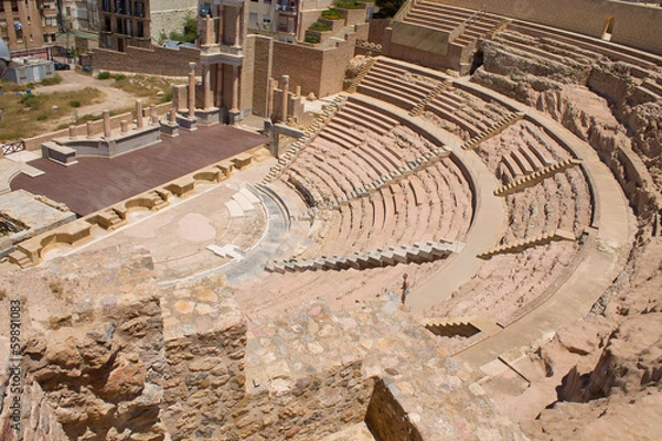 Obraz amphitheater ruins