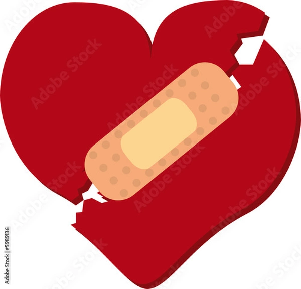 Obraz coeur brisé