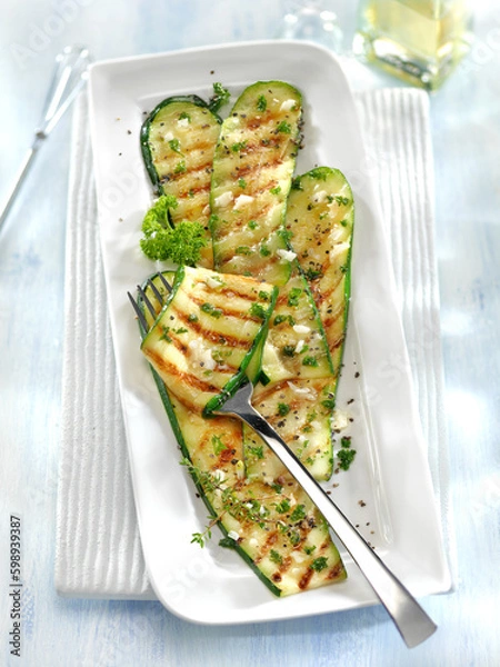 Obraz Gebratene Zucchini 