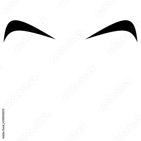 Fototapeta Eyebrow element illustration