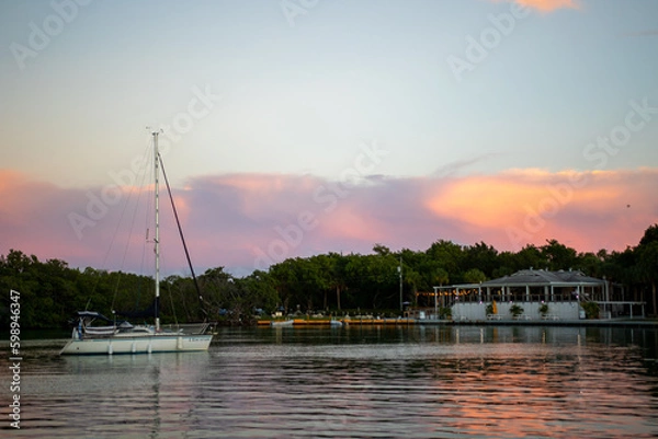 Obraz boats in the harbor
