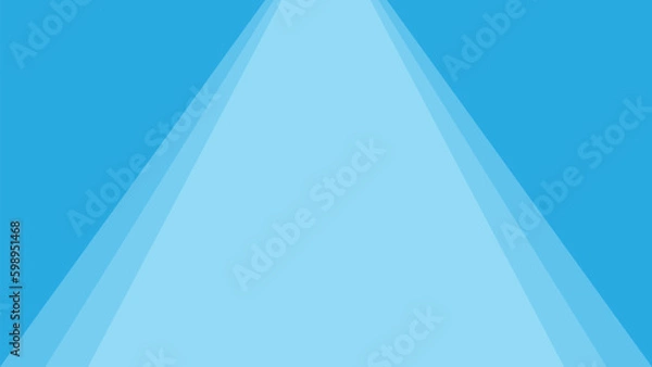 Obraz Banner Spotlight Light Shine Blue BG Background. Reward Award Show  Stage. Comic Cartoon Backdrop Vector Design.