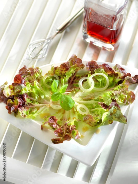 Obraz Eichblattsalat-Apfeldressing