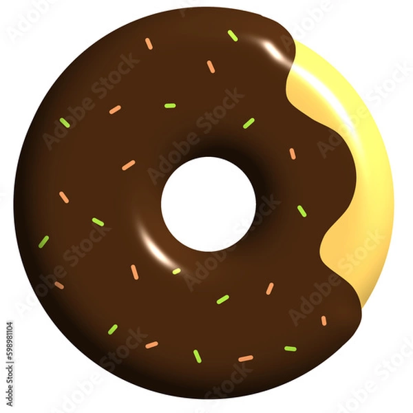 Fototapeta Chocolate Donut