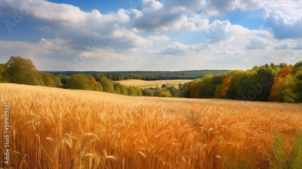 Fototapeta Fields to think in or dream