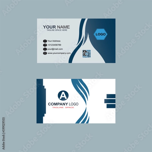 Obraz Business Card  Visiting Card vector illustration
