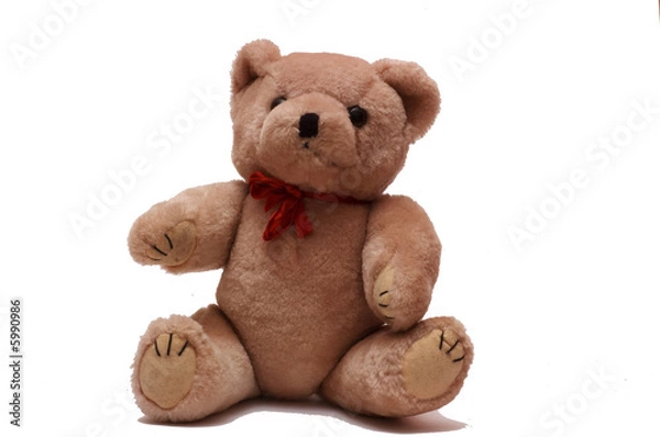 Fototapeta Bear and Ribbon