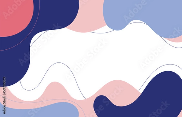 Obraz Colorful Geometric Shapes Background