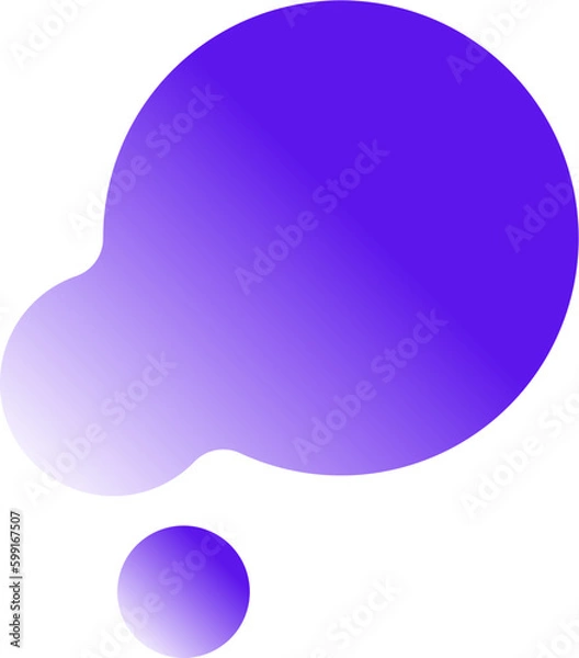 Fototapeta Gradient Shapes Abstract