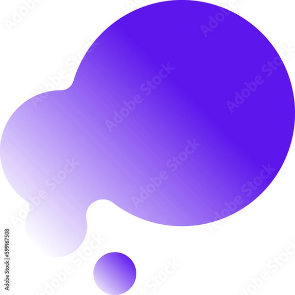 Fototapeta Gradient Shapes Abstract