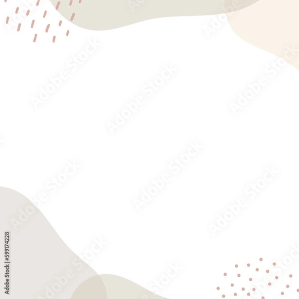 Obraz Abstract frame with freeform shape