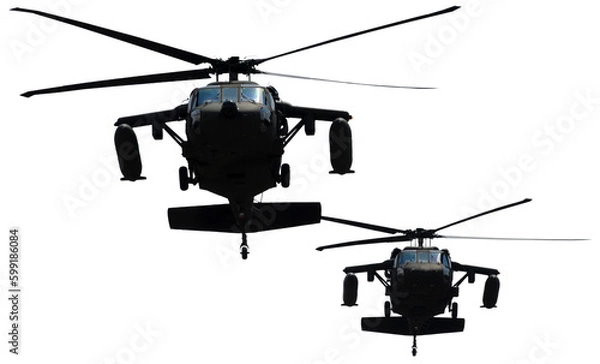 Fototapeta helicopter, isolated	