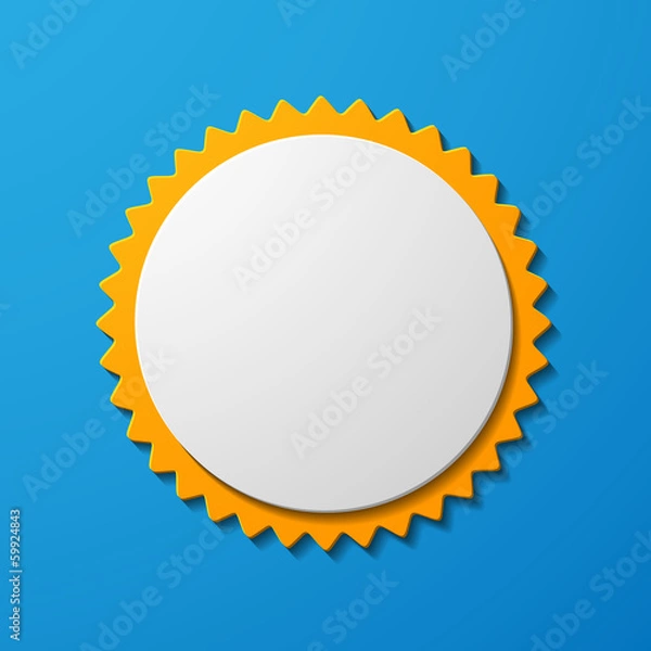 Obraz summer sun icon