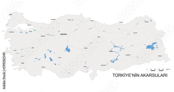 Fototapeta Turkey's Streams (Geography Lesson), Geography Maps, Lakes, Streams, Turkey River, Rivers, Stream