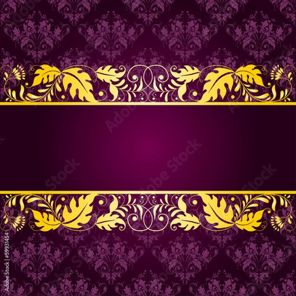 Obraz Elegant background with lace ornament
