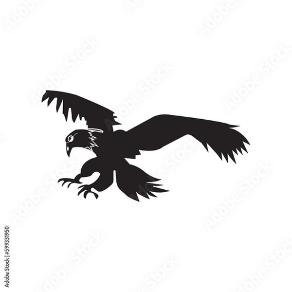 Obraz flying eagle icon
