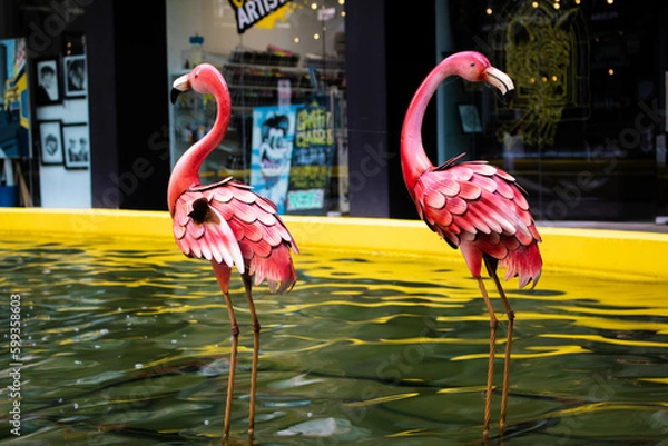 Obraz Flamingo Pool