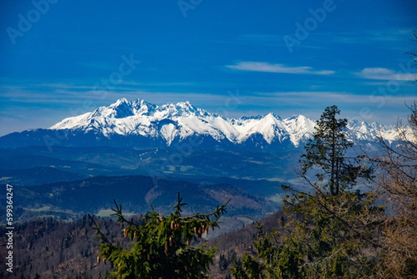 Obraz Widok na Tatry