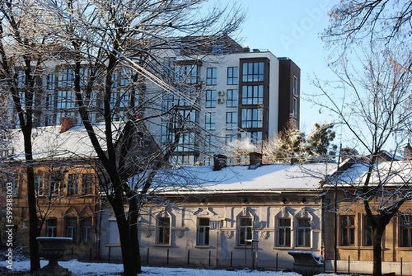 Obraz winter in the city