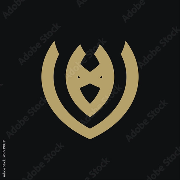 Obraz halloween pumpkin icon ,vector logo design