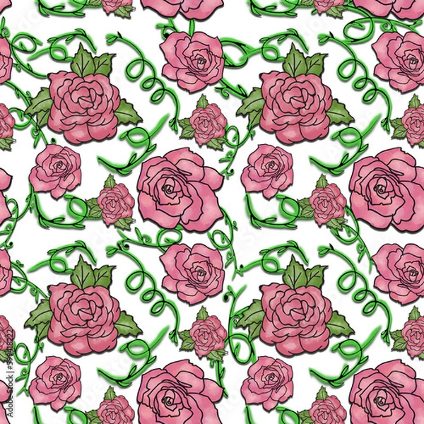 Fototapeta Seamless Pattern Design