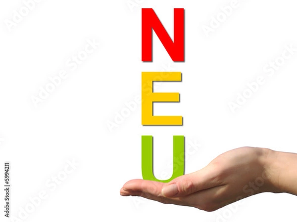 Obraz Neu auf der Hand