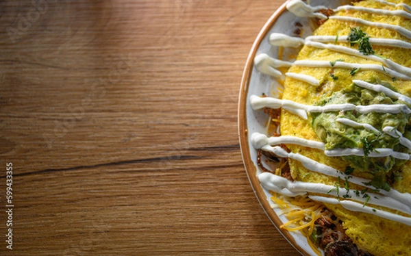 Fototapeta Southwestern Breakfast Omelet