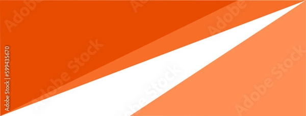 Obraz Timeless minimalist vector orange background.