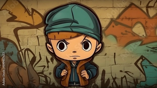 Obraz graffiti on the street