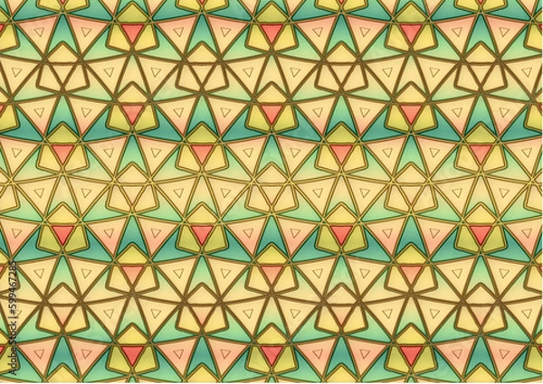 Fototapeta Geometry pattern background vector image